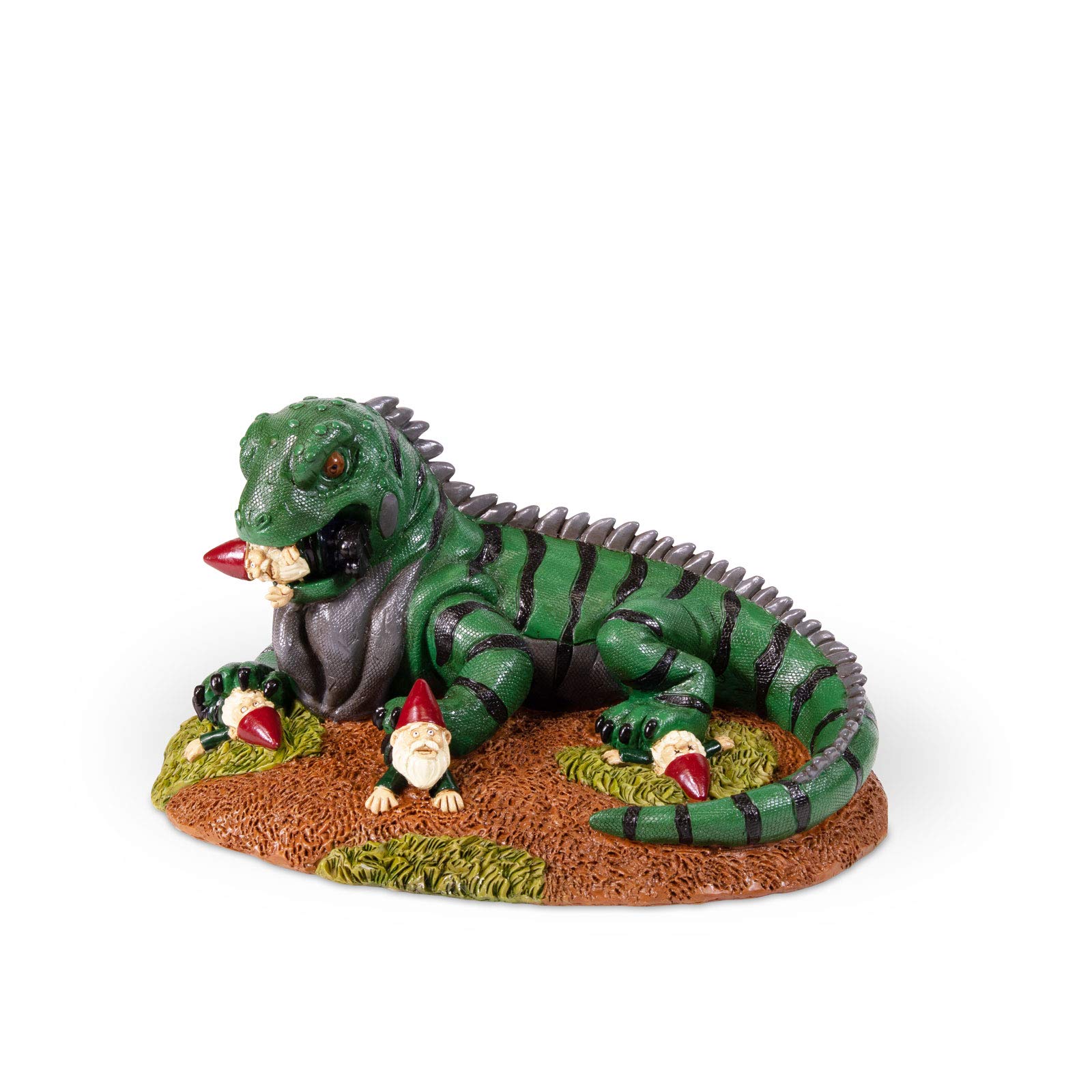 Kwirkworks Iguana Attack Garden Gnome