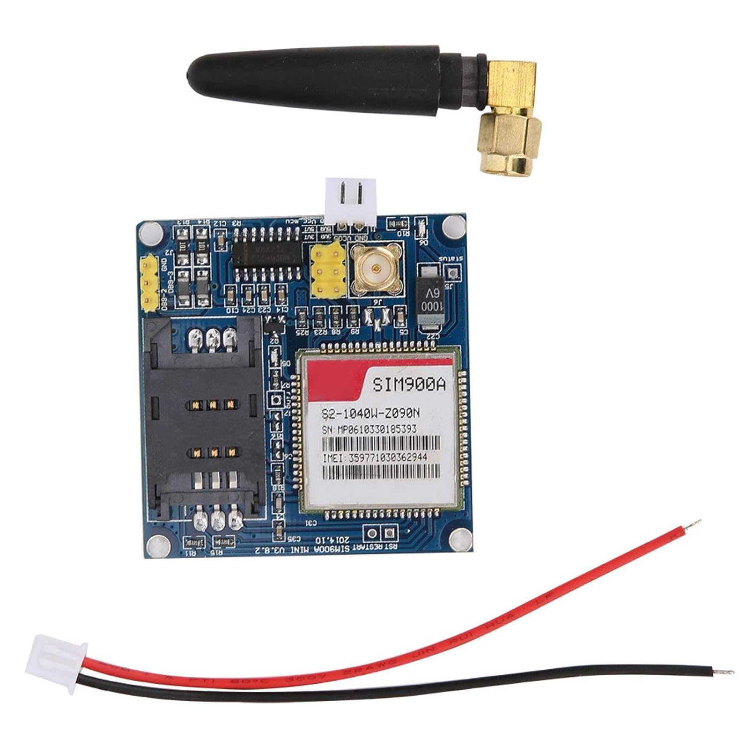 EVTSCAN Latest SIM 900A Module Developemnt Board SMSGSMGPRSSTM32A6 Transmission Electronic Component : Cell Phones & Accessories