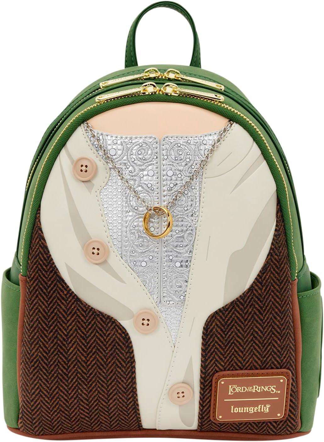 Loungefly Warner Bros.: Lord of the Rings - Frodo - Mithril Cosplay Mini Backpack - Collectible Bags
