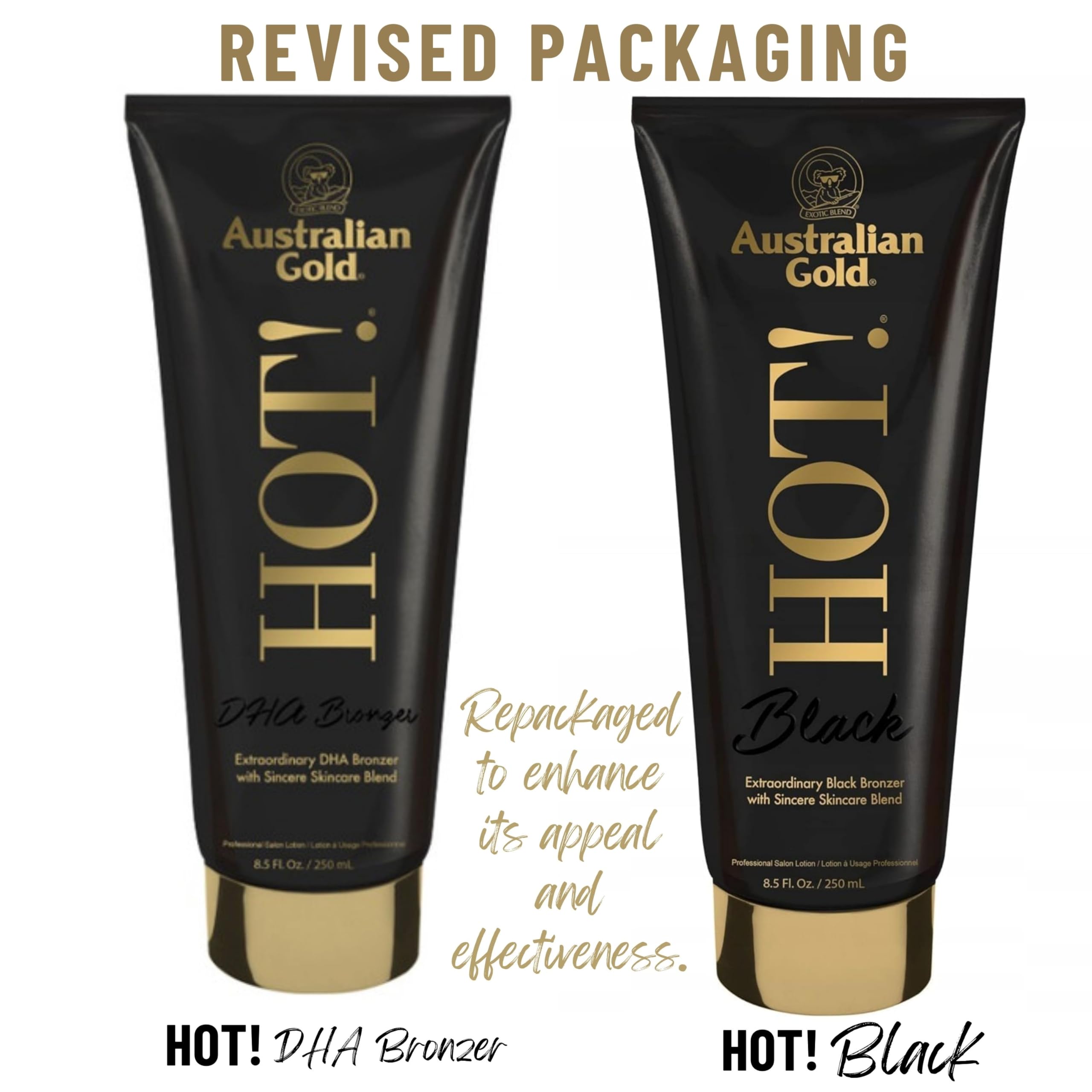 Australian Gold Caldo! Black Intensifier Anti-Aging with Self-Tanners 250ml