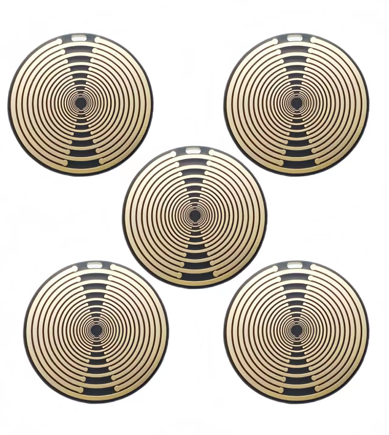 Lakhovsky MWO 5 osciladores multionda 3 cm bobina de cobre negro dorado