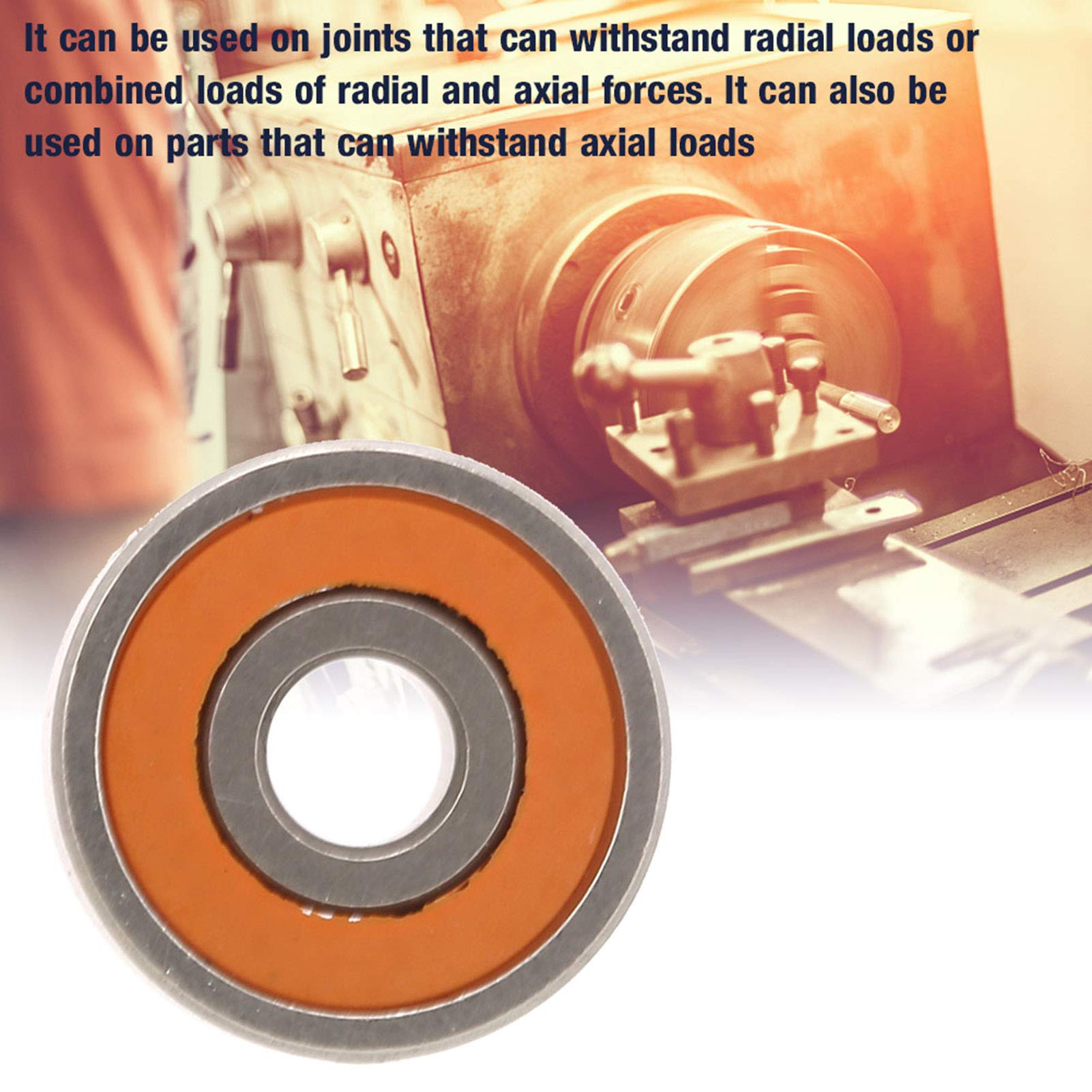 ANKROYU 1pc 3x10x4mm Reel Bearing, Stainless Steel Ceramic Fishing Reel Shaft Bearing, Fishing Reel Balls Bearing, Fishing Reel Bearing for Fishing