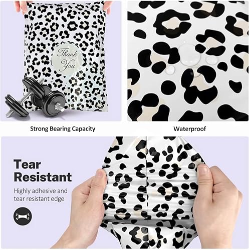 Miniatura 9 de Bolsas de envío de polietileno de 10 x 13 pulgadas paquete de 100 5 diseños 20 piezas de cada una bolsa de entrega reciclable sobres no acolchados