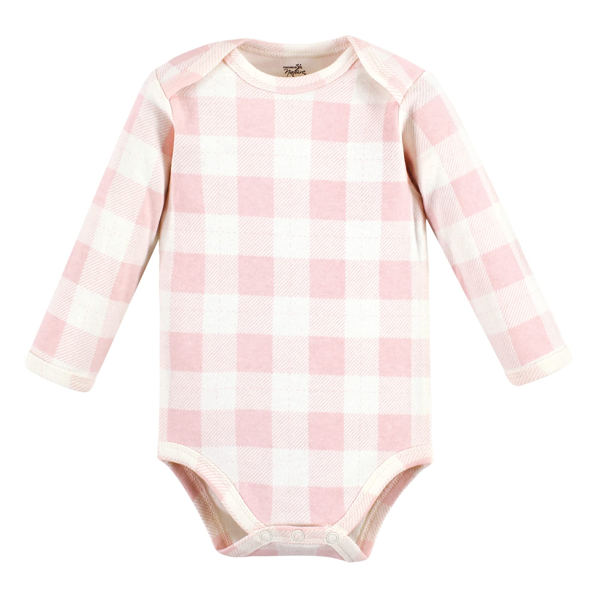 Touched by Nature Unisex Baby Bio-Baumwolle Langarm Bodys Junge Woodland Alphabet 0-3 Monate