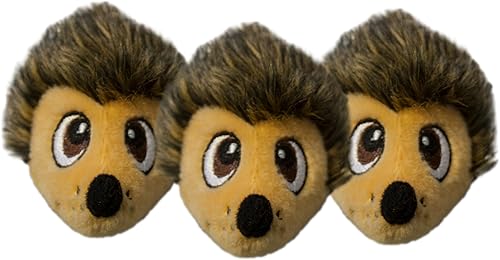 Vista 17 de Outward Hound Hide A - Paquete de 3 zorros chirriantes de peluche de repuesto para perros, rompecabezas