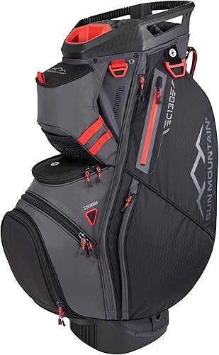 Vista 11 de Sun Mountain C-130 2025 - Bolsa de golf de 14 vías con divisores de longitud completa y 11 bolsillos para máxima comodidad, bolsa ligera