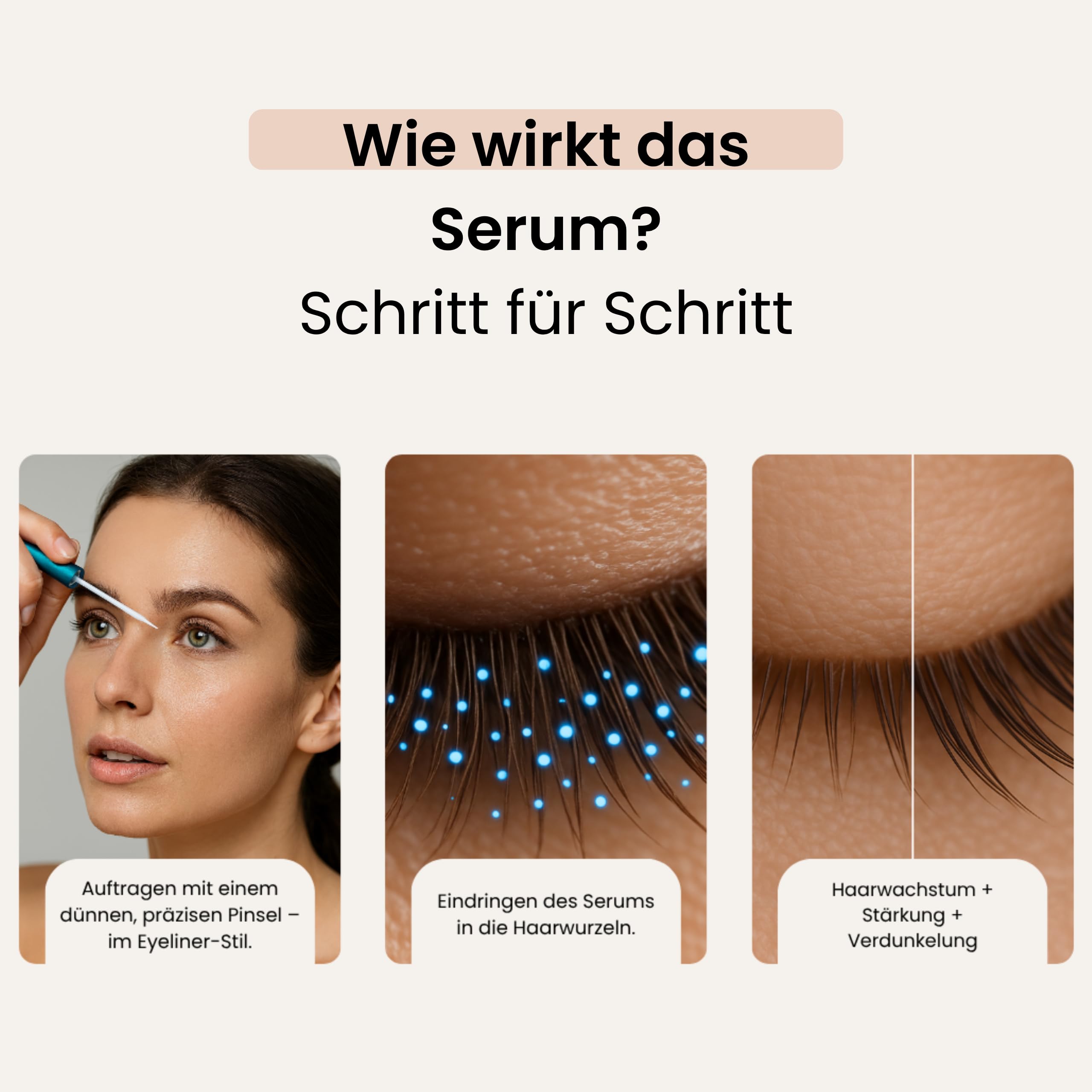 Hipoalergiczne serum stymulujące wzrost rzęs – odżywka do rzęs – serum do rzęs – 3,5 ml