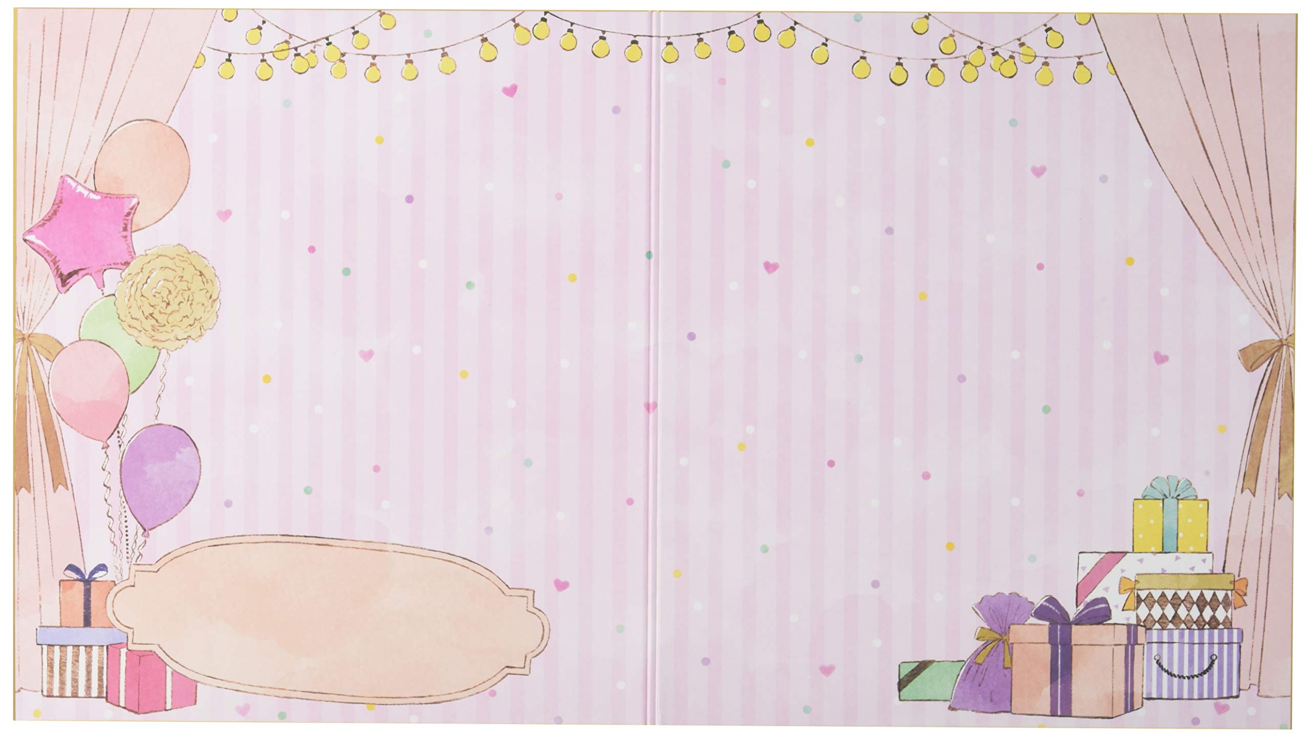 色紙イラスト Amazon.co.jp: 二つ折り色紙 イラスト62-154パーティーピンク : Office