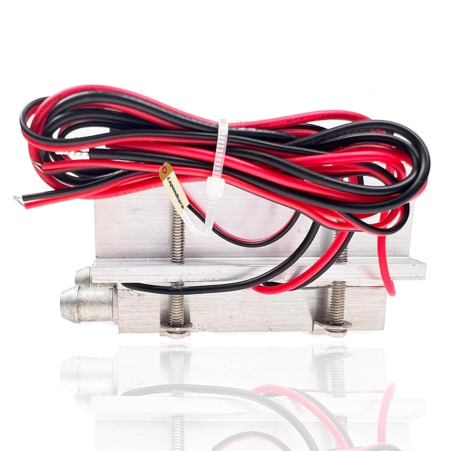 Lsgoodcare TEC1-12706 - Sistema di raffreddamento termoelettrico Peltier da 12 V con dissipatore di calore, kit di raffreddamento a semiconduttore Peltier a 2 chip fai da te + tubo di raffreddamento
