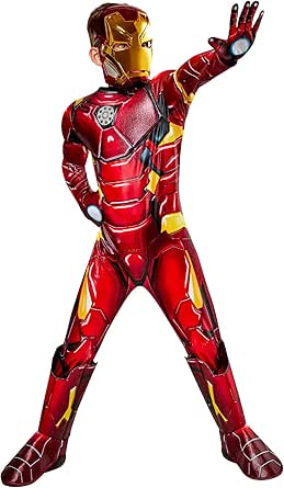 Disfraz Premium Infantil Rubies Superheroe Iron Man De Niño Color Rojo Talla 2 4