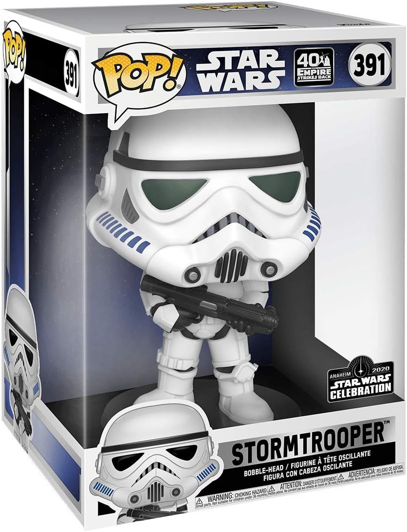Funko POP! Star Wars: Stormtrooper 10" (2020 Galactic Convention Shared Exclusive)