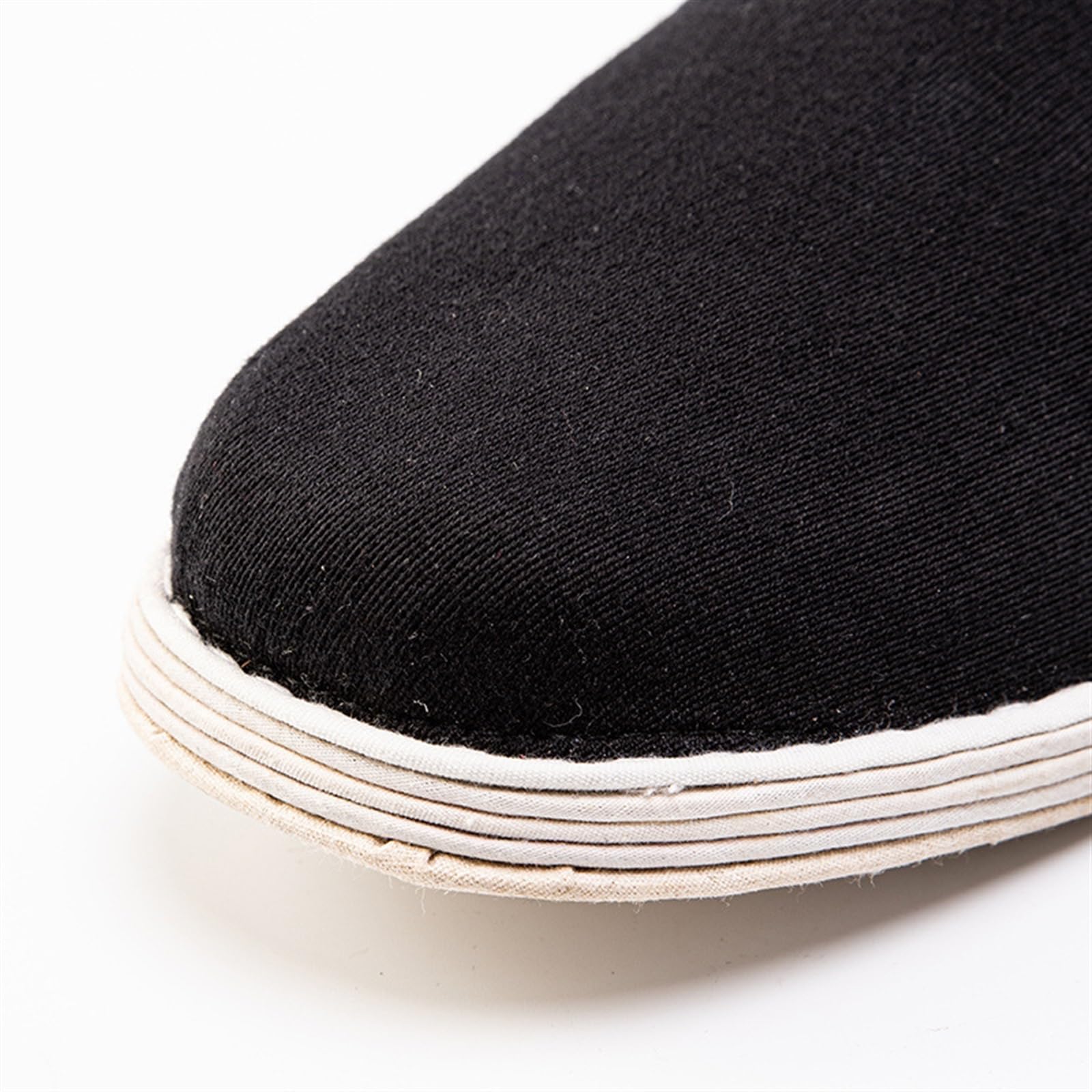 Zapatos De Tela De Kung Fu Chino Tradicional For Hombres, Zapatos De Algodón Negro, Zapatillas De Wing Chun Tai Chi, Zapatos De Artes Marciales De Algodón Puro, Zapatos Deportivos(42)