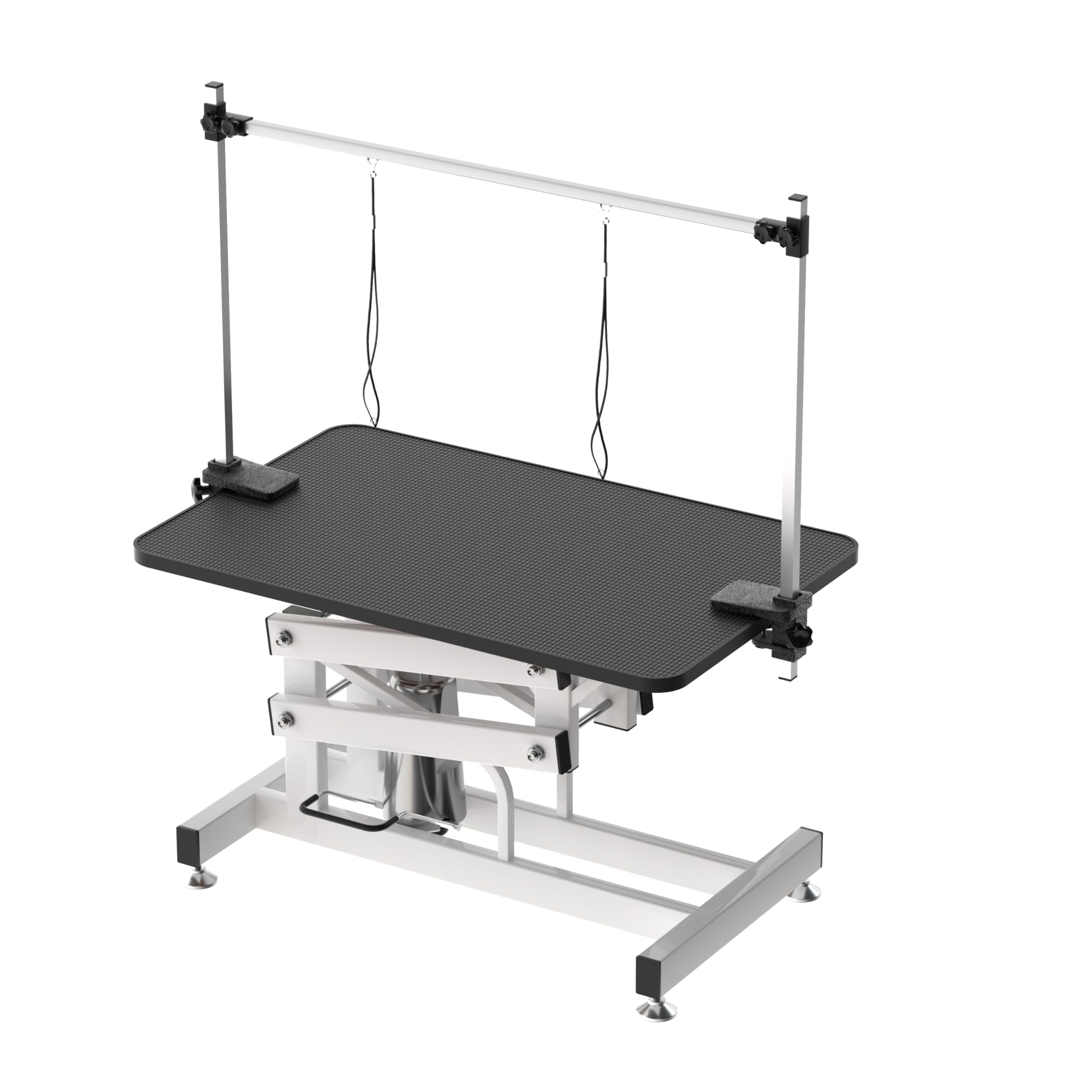 Hydraulic Dog Pet Grooming Table, 42 Inch Heavy Duty Professional Pet Grooming Station 21'' -36'' Height Adjustable for Large Dog at Home with