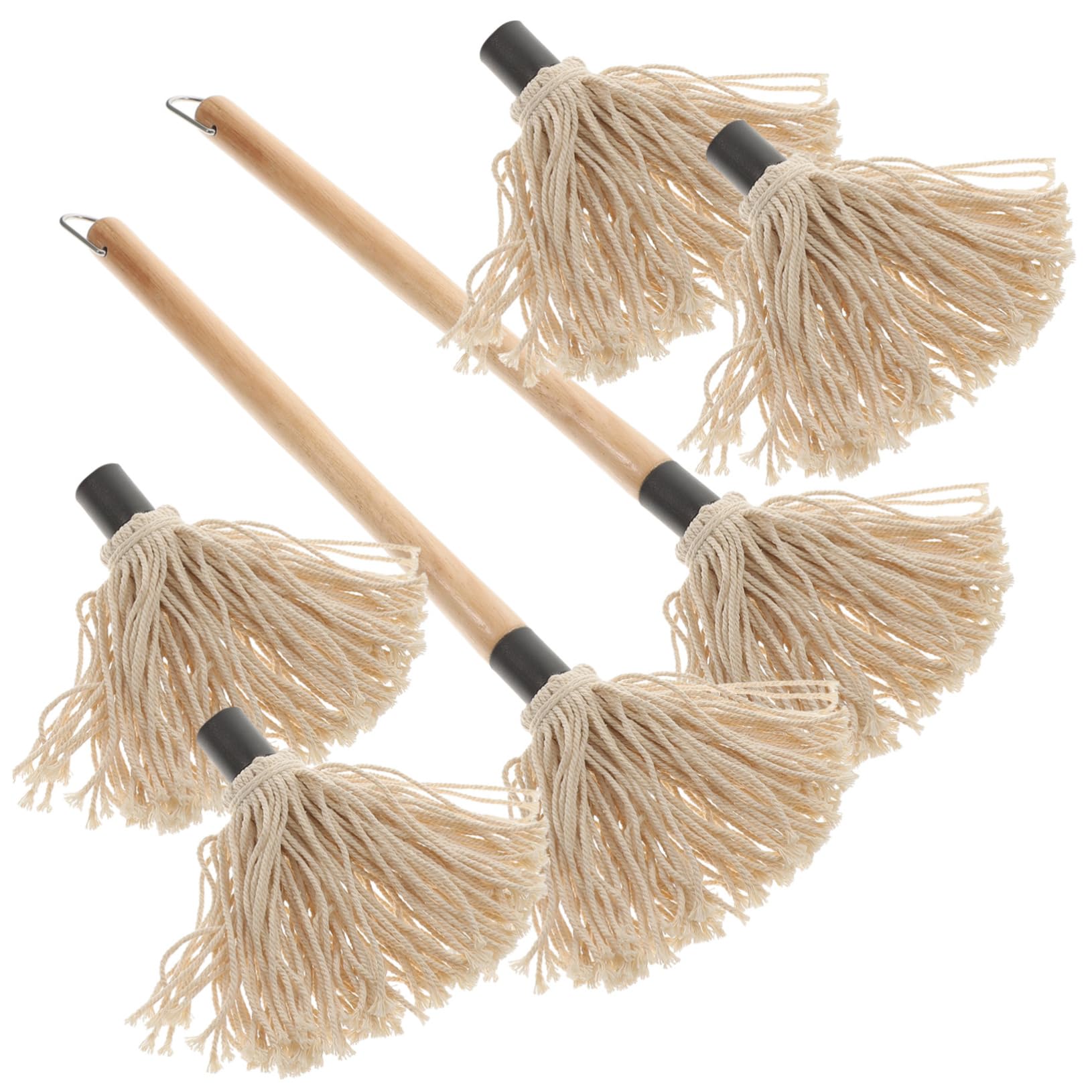 BESTonZON 8Pcs Bbq Brush Replaceable Oil Brushes for Grilling Baking Durable Handles Barbecue Accessories for Easy Oiling Basting