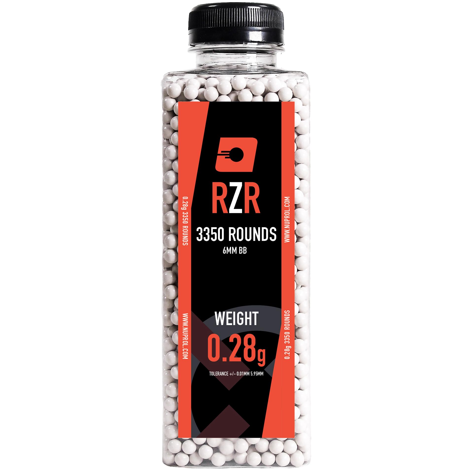 Nuprol RZR 0.28g Standard Airsoft BB's - 3350 Rounds