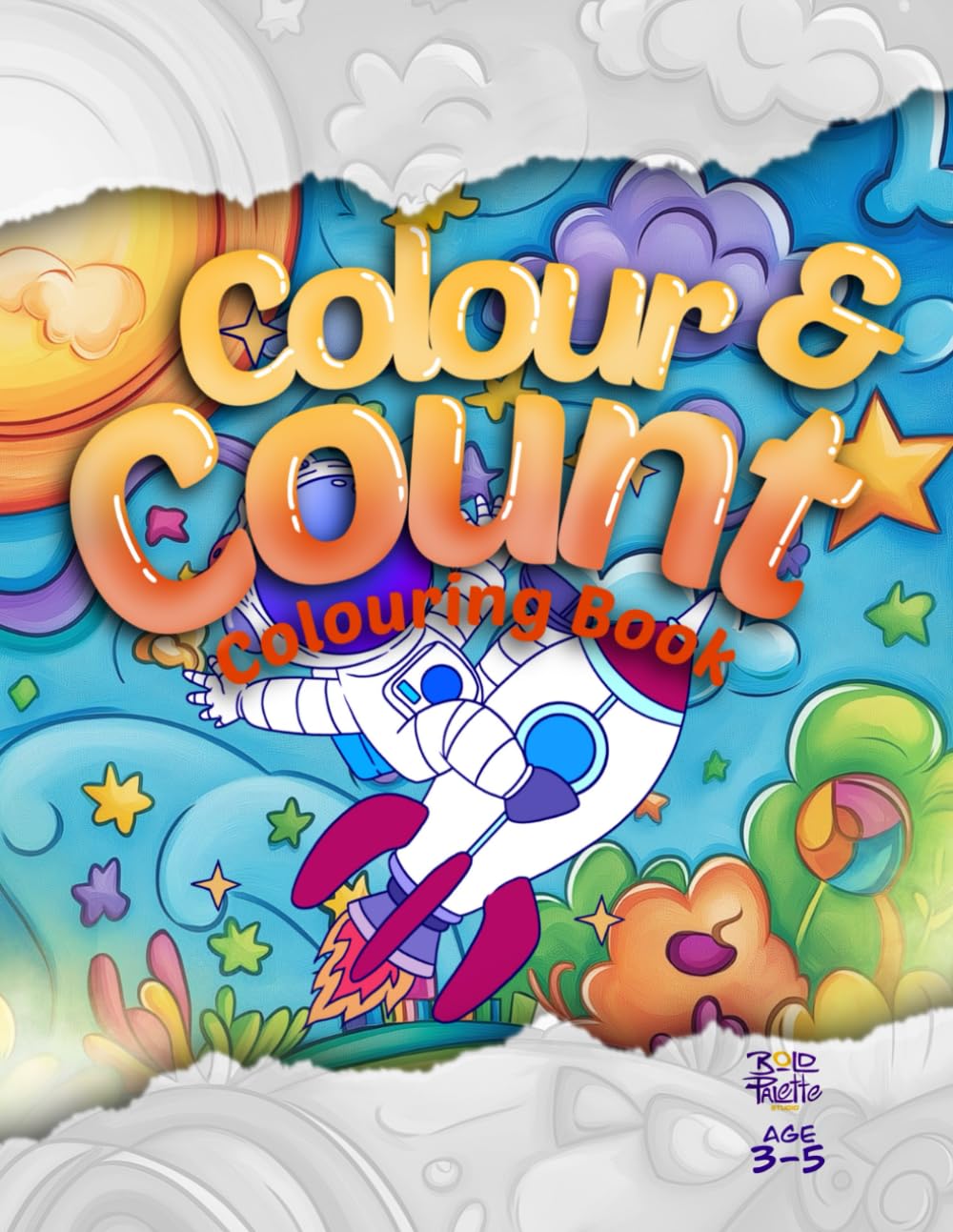 Colour & Count Colouring Book