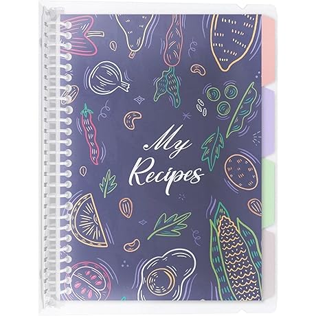 Blank Recipe Scrapbook to Record Family Recipes for Generations