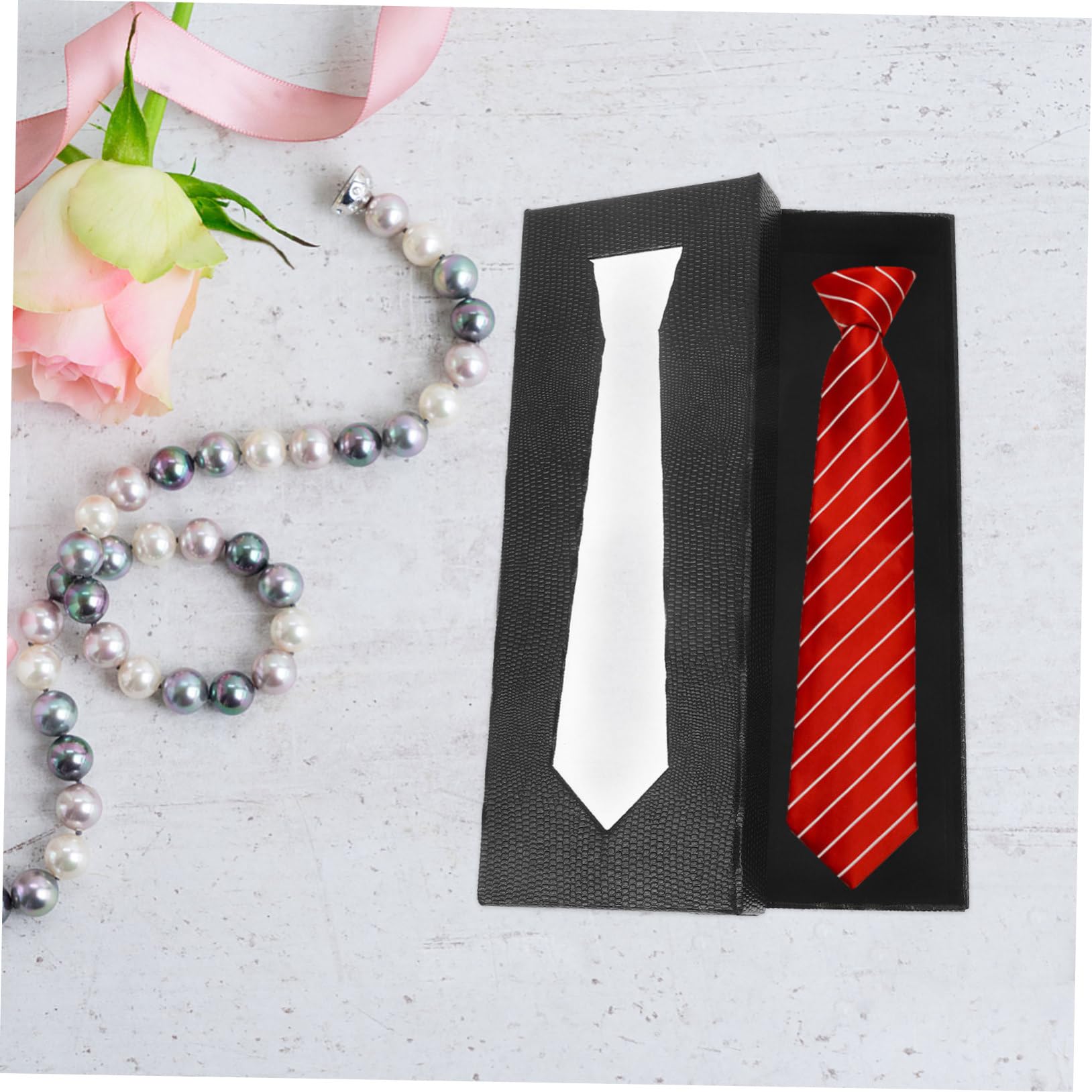 3stücke Herren Krawattenbox Mit Schlangenleder- Elegante Aufbewahrung Für Krawatten Und Taschentücher Für Reisen Und Multifunktionale Organizer-lösung Für Stilbewusste