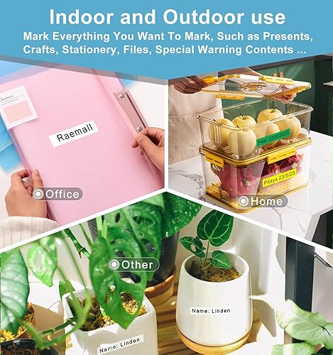 Miniatura 6 de Paquete de 6 cintas de repuesto para rotuladora Brother P Touch, cinta TZe Tz de 0.472 in 0.47 laminada blancatransparenterojoamarilloazulverde Uso