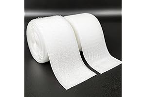 2 Inch Wide Sew On Velcro Tape White: Interlocking Hook and Loop...