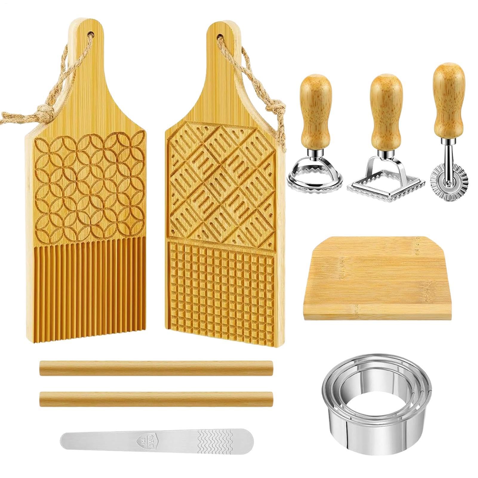 Accessoires pour pâtes Set de spaghetti, les accessoires de pâtisserie | Kit Fabrication Pâtes Accessoires Pâtisserie Polyvalents Fournitures Cuisine Pour Dumplings Raviolis Wontons De