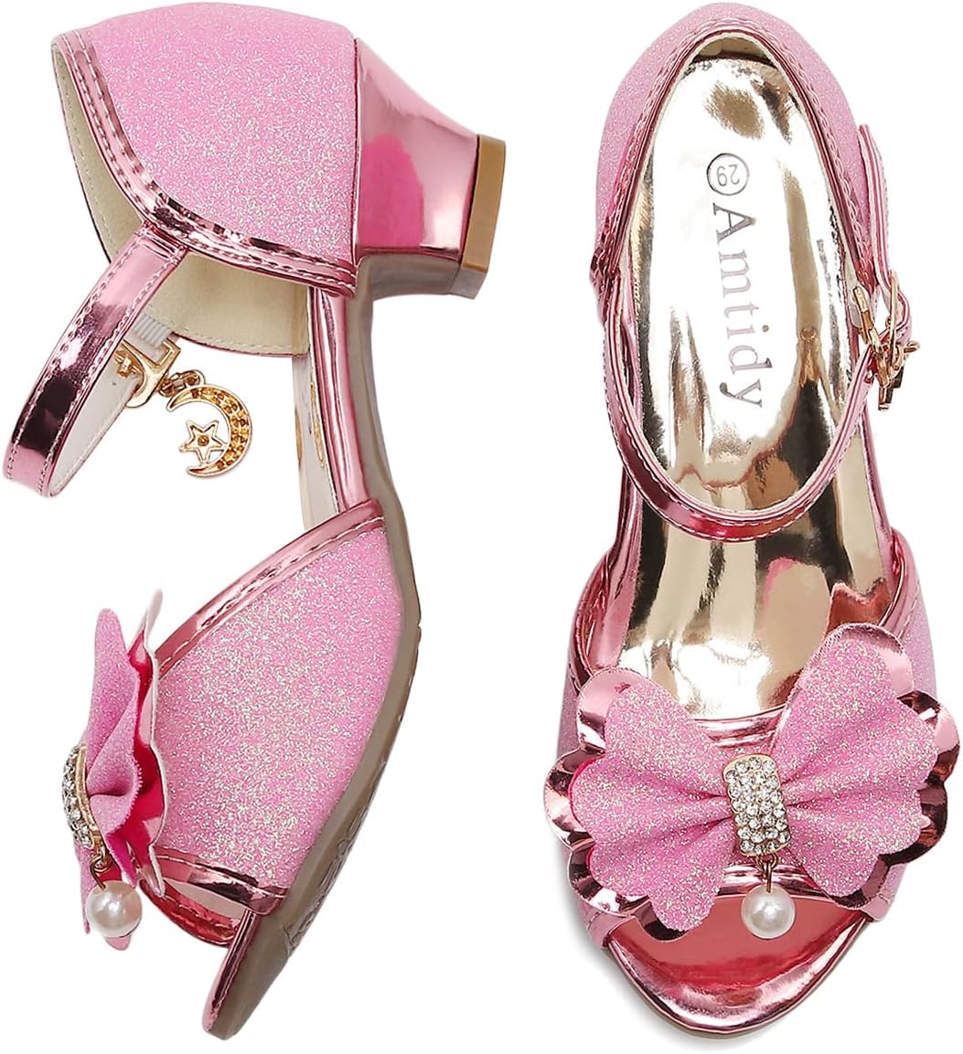 Toddler Little Girl Mary Jane Dress Shoes - Ballet Flats for School Party Dress Shoes