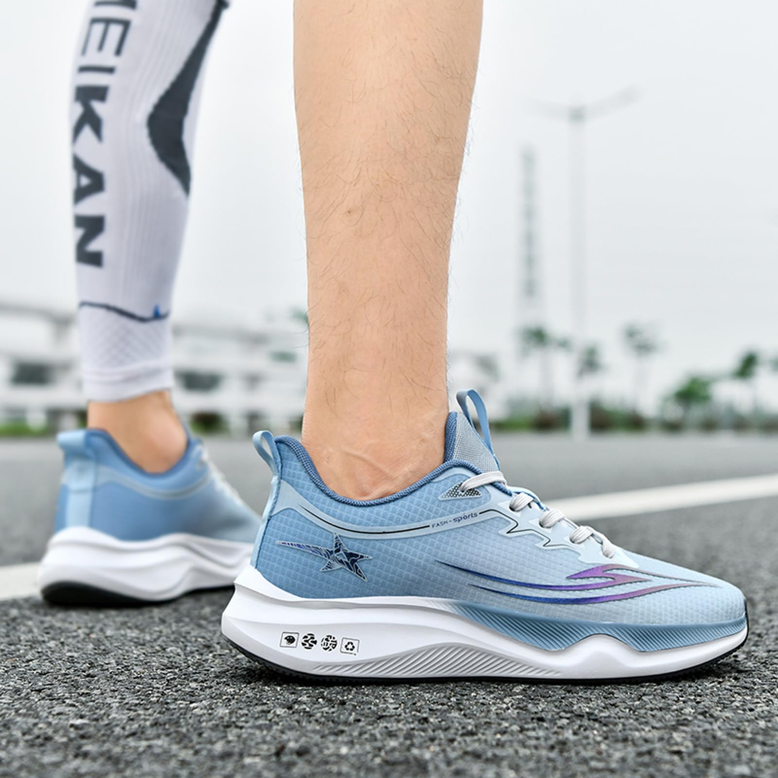 Zapatillas de deporte profesionales para hombre Marathon con placa de carbono, zapatillas deportivas transpirables, cómodas, ligeras, fitness al aire libre, EU39-50