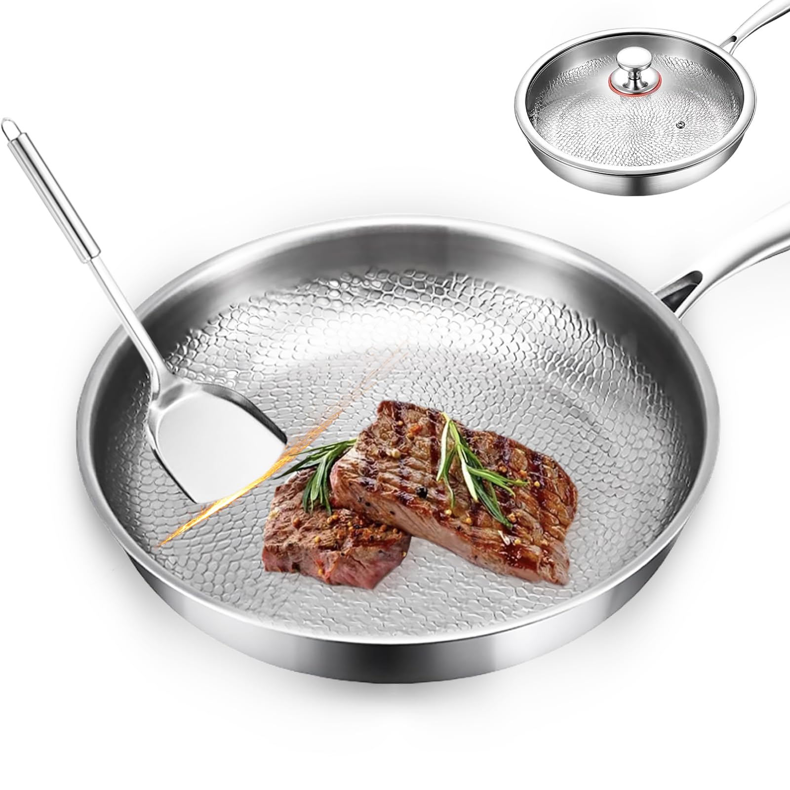 【極美品】 ayame 3PIECE Titanium Amazon.com: Zmuhyrd Titanium Pan, 12