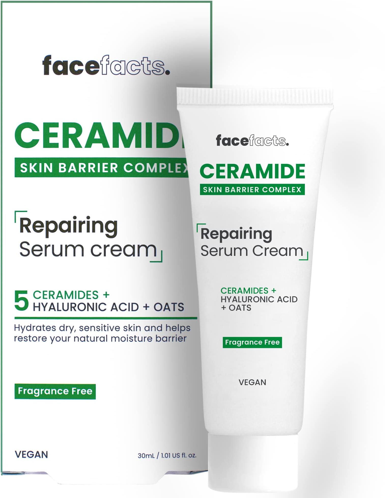 Face Facts Ceramide Repairing Serum | Repairs + Hydrates Skin | 30ml