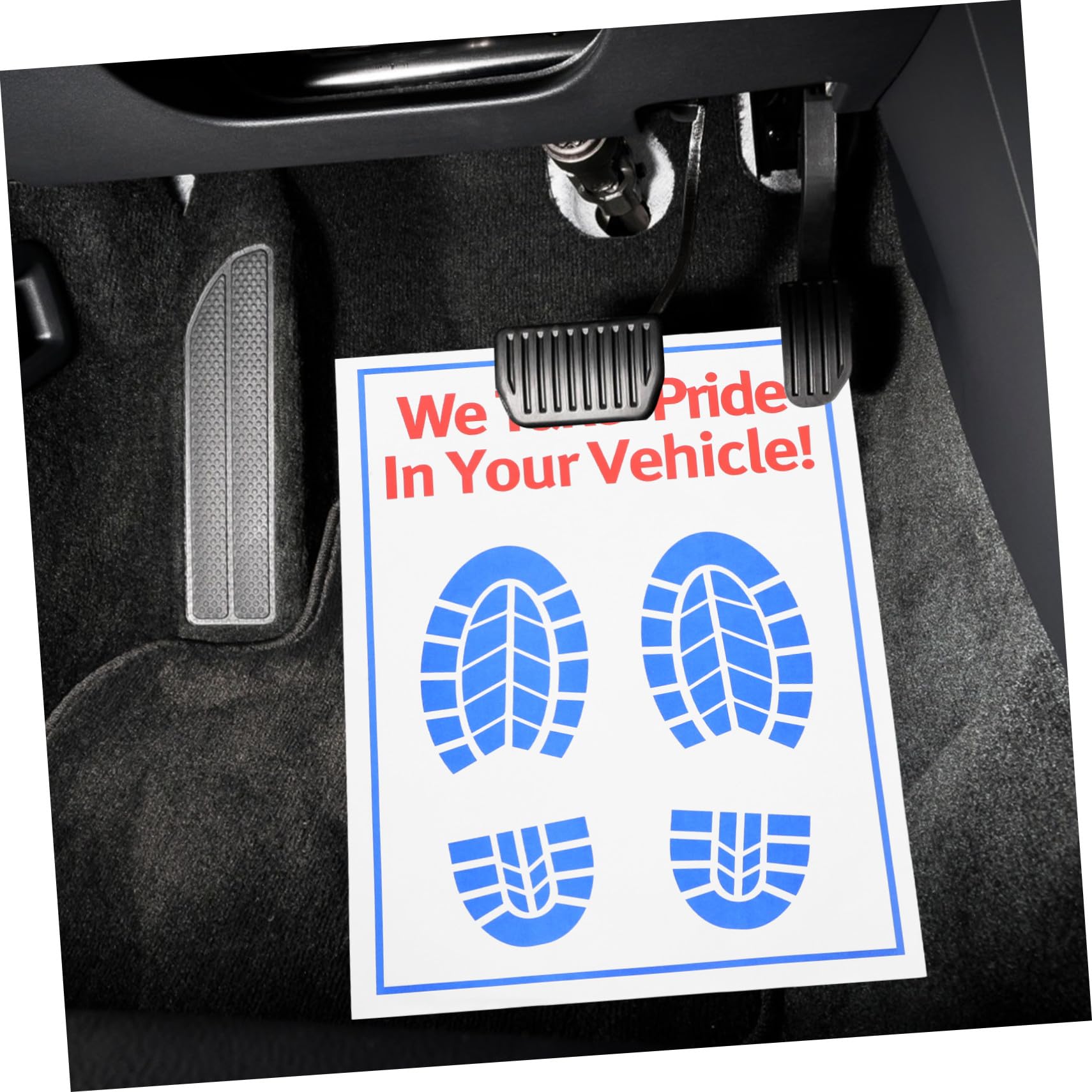 Gatuida Tapis de Sol Jetable en Papier Protection du Sol Automobile pour Voiture 100pcs Résistant à l'usure Sécurité Améliorée Volant pour Jours de Pluie