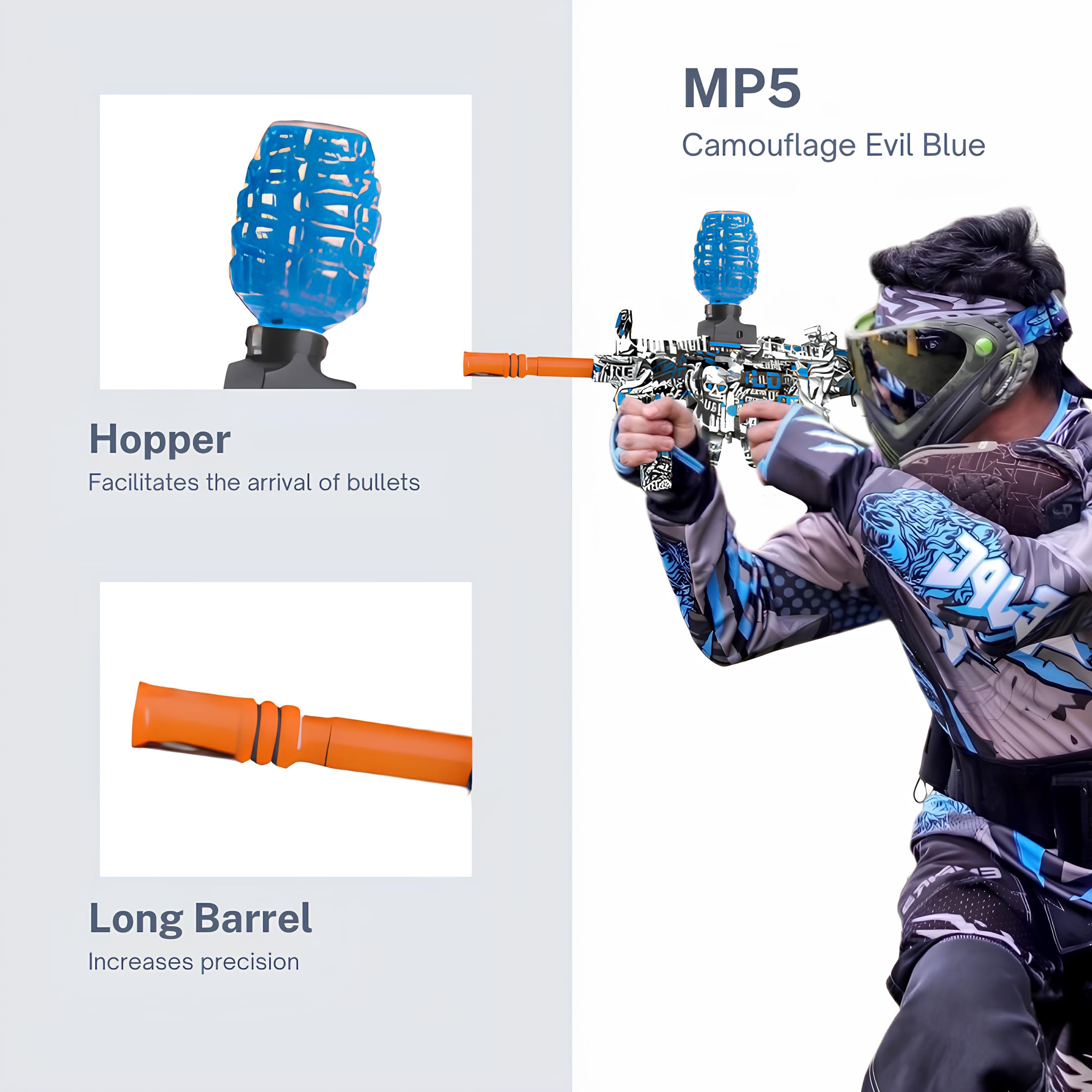 Gel Blaster M4 grau,elektrisch,Orbeez Gun in 91555 Feuchtwangen für 75,00 € zum Verkauf | DE