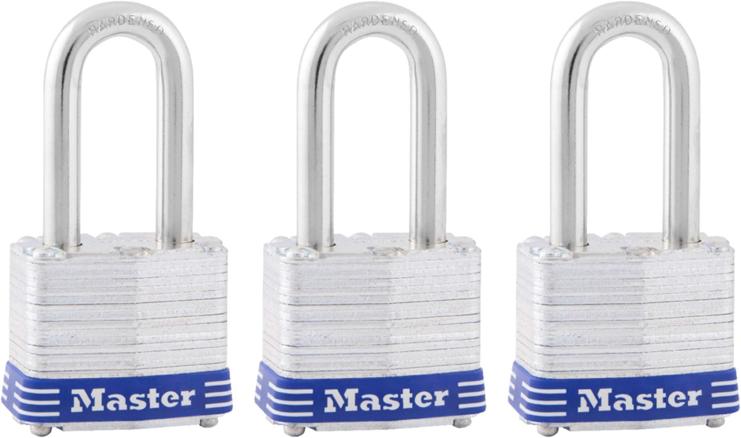 Outdoor Padlocks, Lock Set with Keys, Keyed Alike Padlocks, 3 Pack