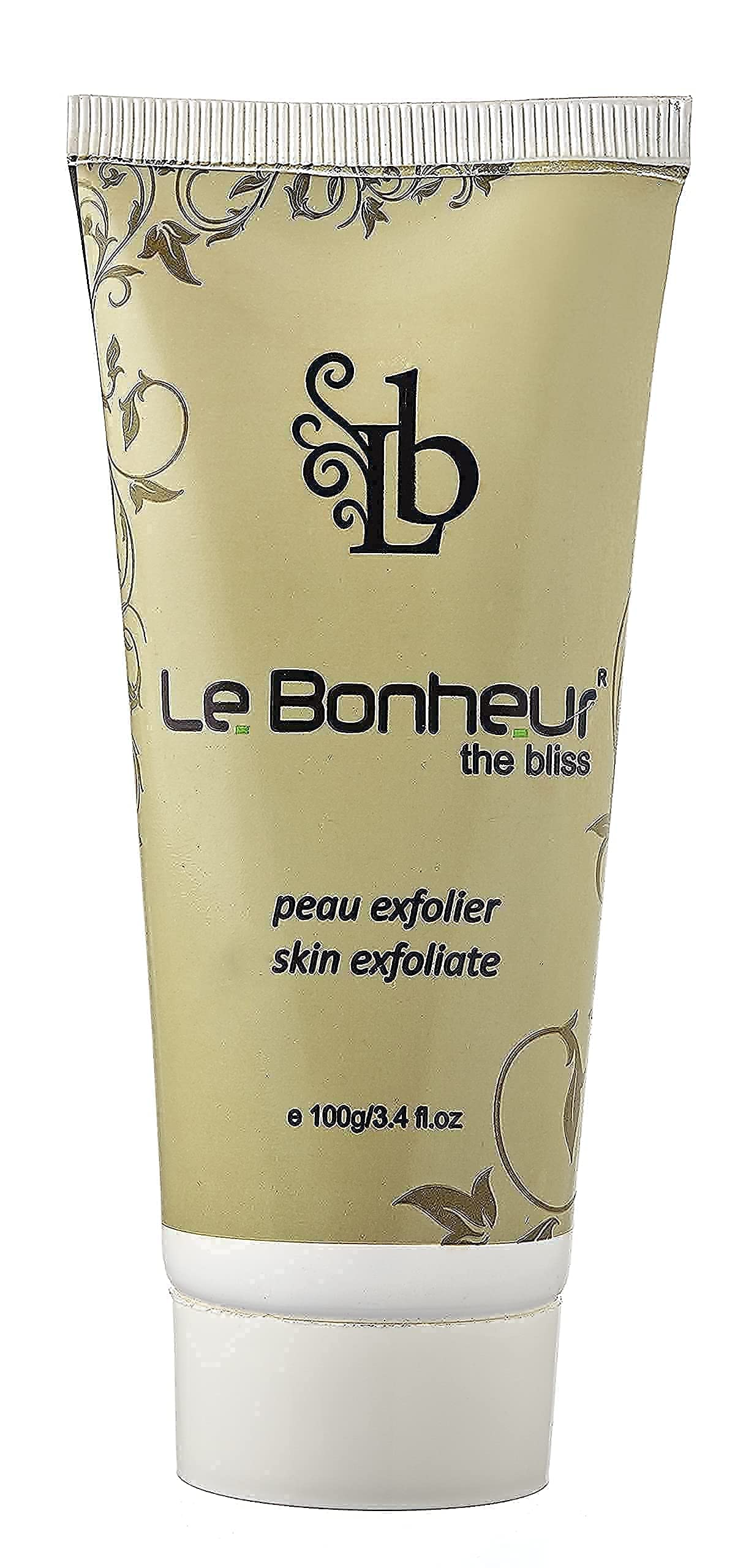 Le Bonheur Peau Exfolier Skin Exfoliate | De-Tan Glow Face Pack & Scrub 2 in 1 | Men & Women |100 gram 2