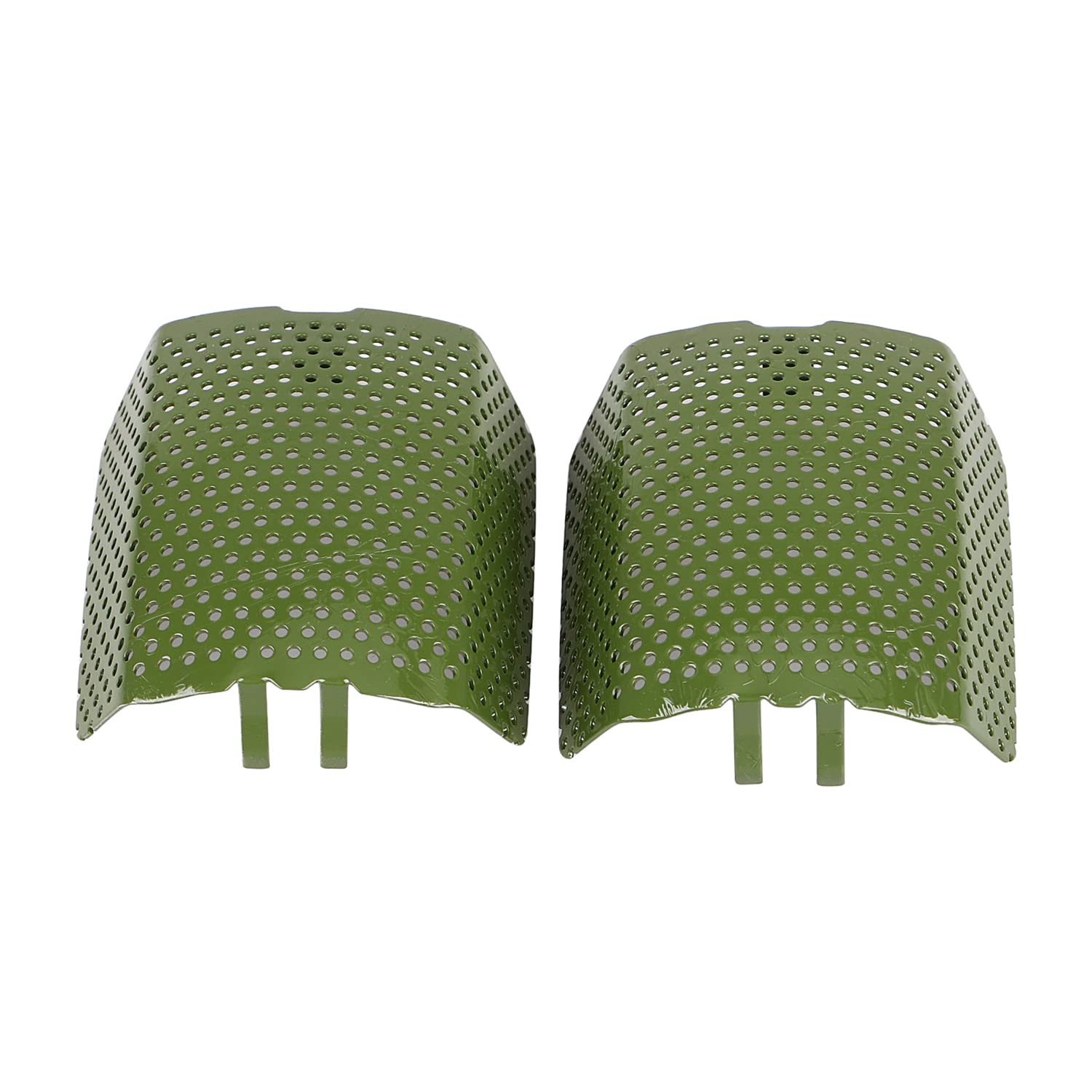 YDLMT Green Motorcycle Front Caliper Screen Inserts Set Cover Compatible With 2008-2023 Harley Touring Road King Electra Street Glide, 2006-2023 V-Rod