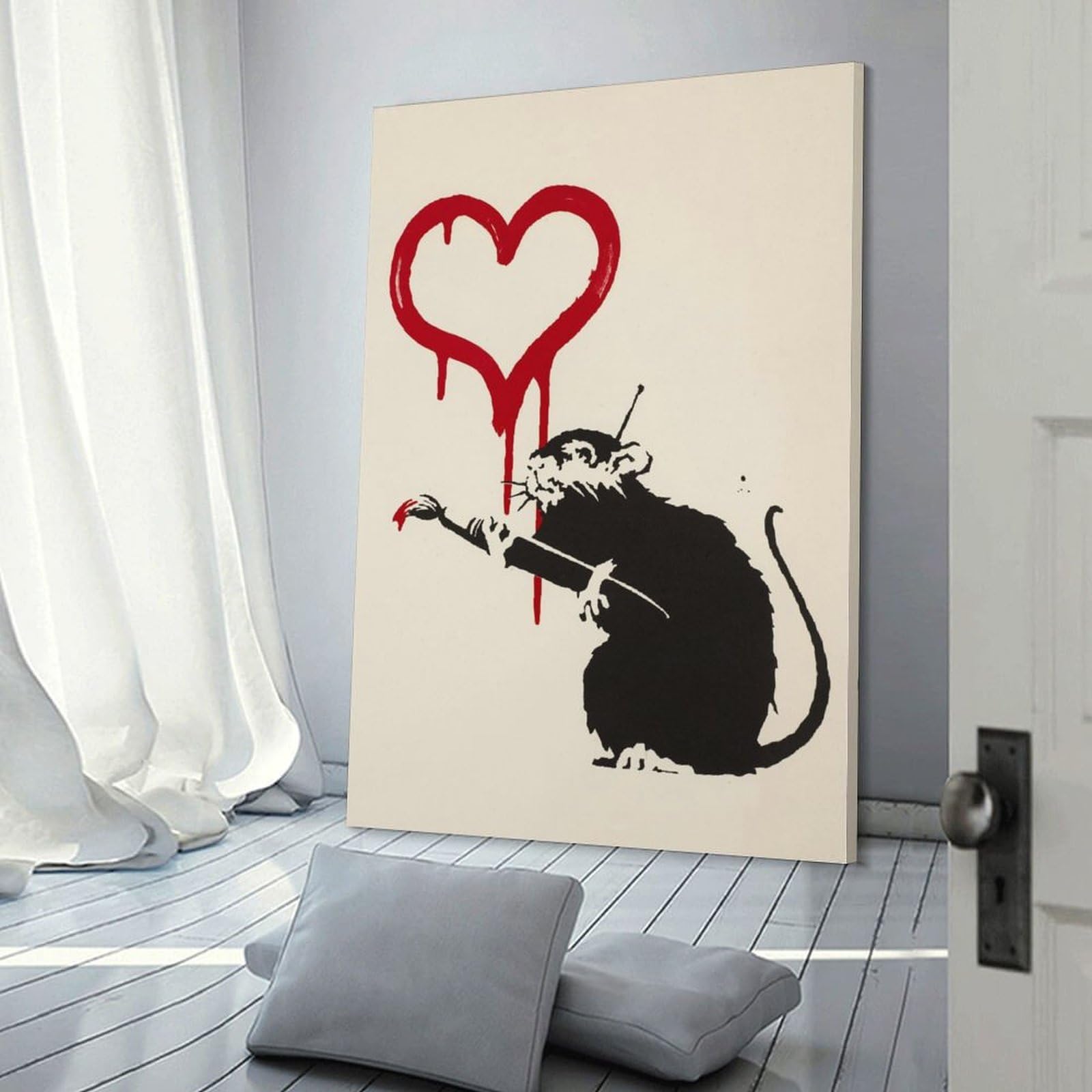 アートポスター/バンクシー・GET OUTネズミ アートポスター/バンクシー・GET OUTネズミ アートポスター