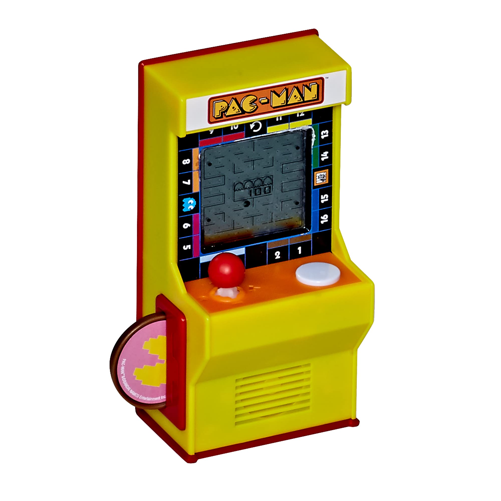 Monopoly Arcade Pac-Man Hasbro 2020 - Édition Anglaise Avec Mini Borne D'arcade, Occasion Très Bon état