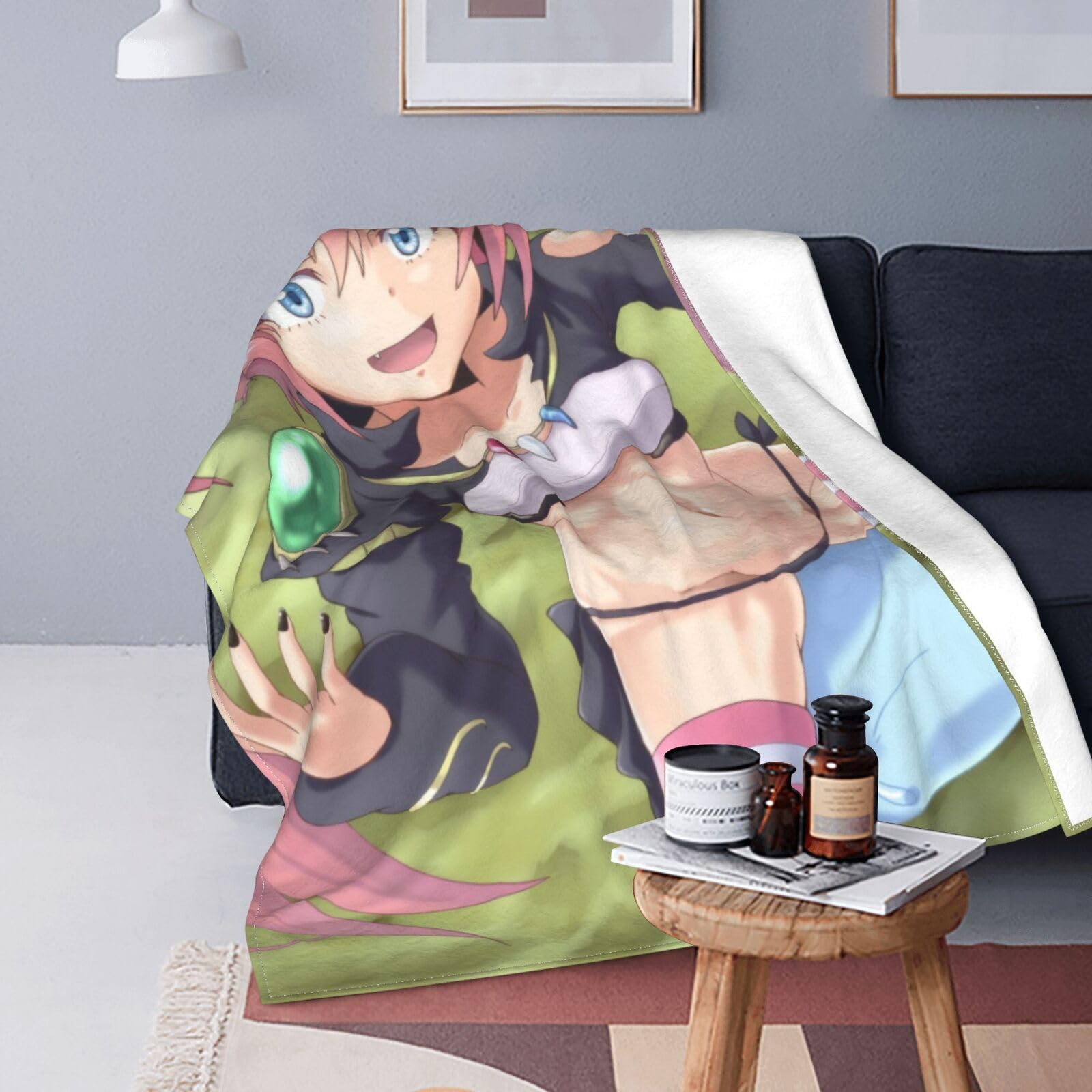 Amazon.co.jp: ブランケット 毛布 セクシー アニメキャラ柄 転生したら