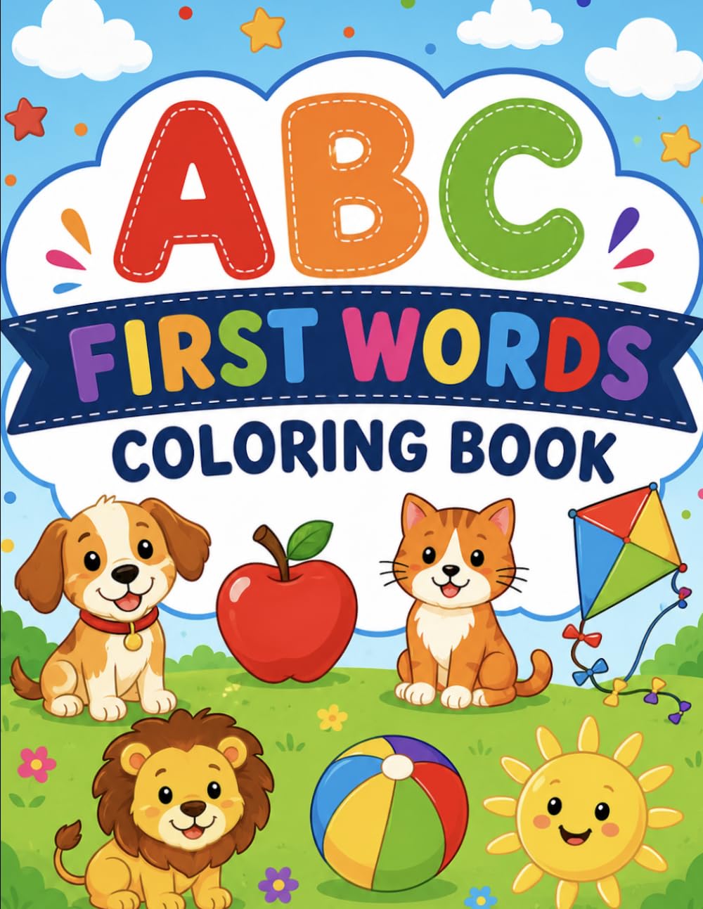 ABC First Words Coloring Book