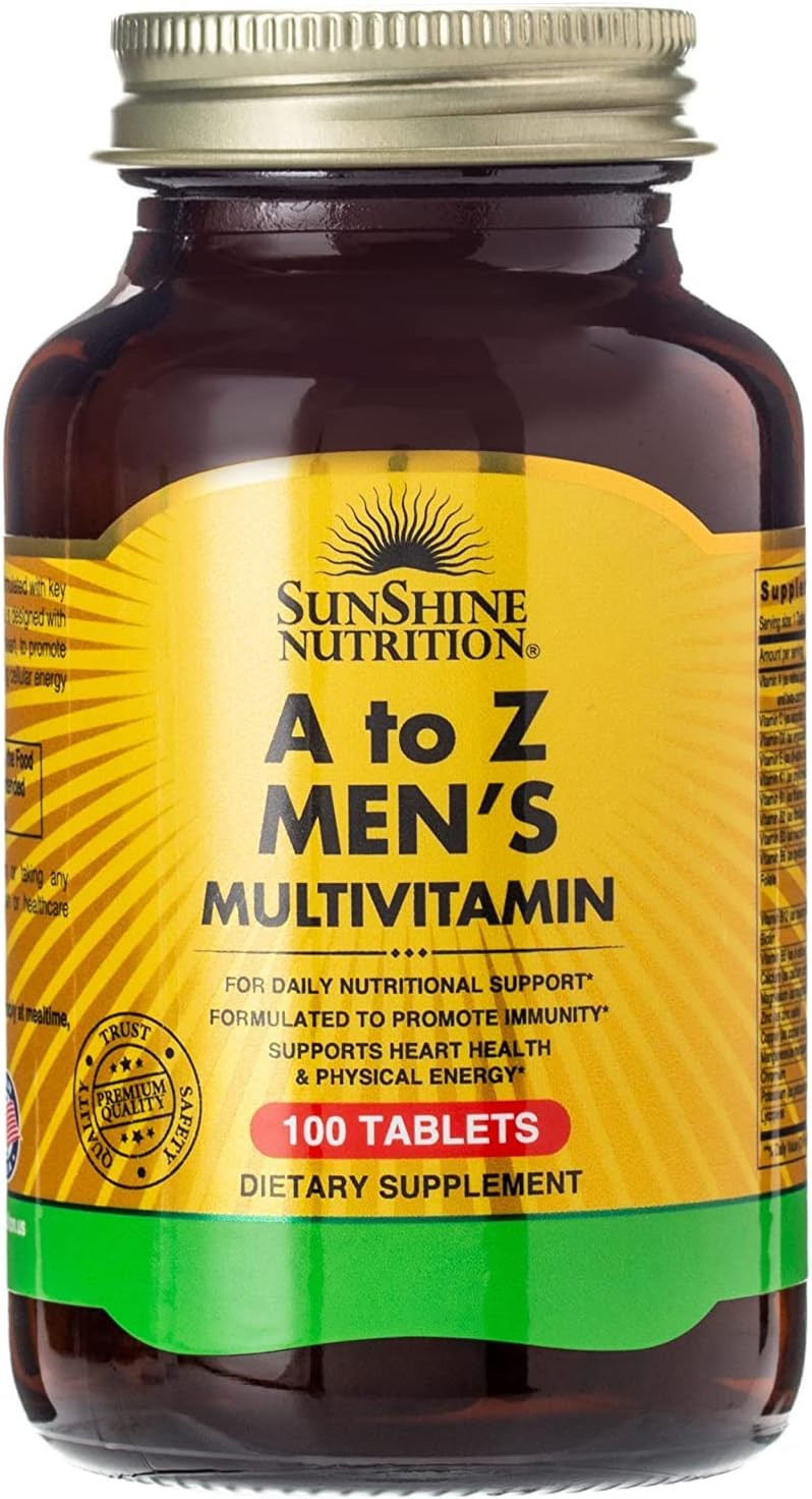 SUNSHINE NUTRITION A To Z Men Multivitamin 100 Tablets Buy Online at