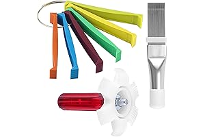 3-Piece Air Conditioner and Radiator Fin Comb Kit: FCR6, Plastic, and Metal Combs Included
