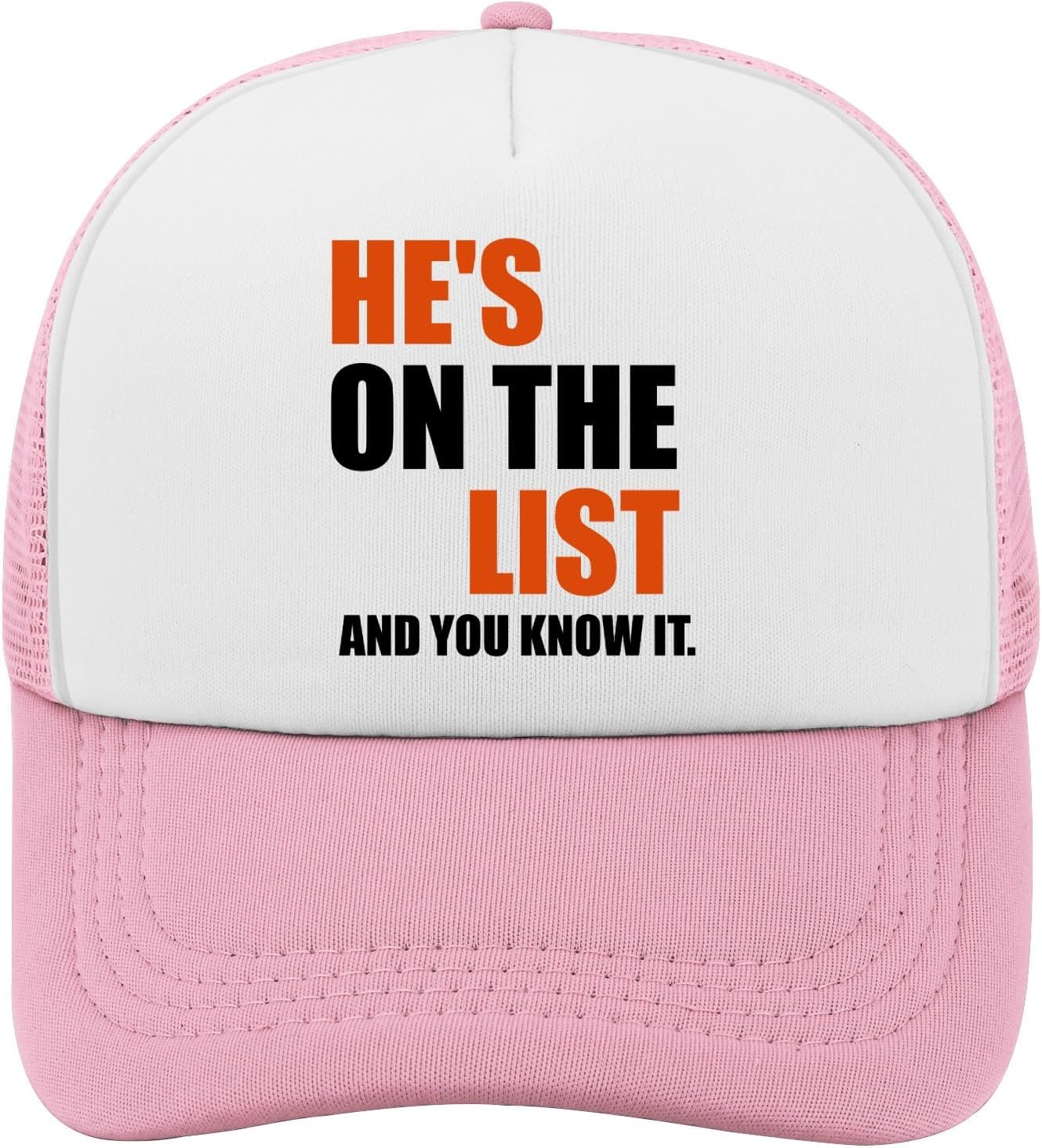 He’s On The List and You Know It Hat Trucker...
