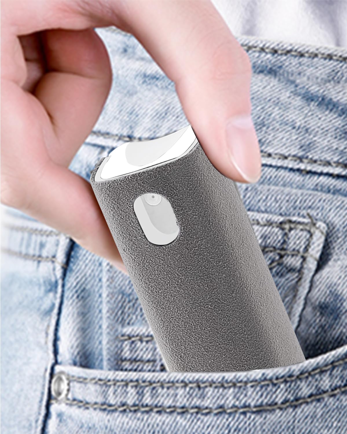 Mini kit di pulizia per schermo touch screen, spray e panno per auto, da viaggio, per iPhone, iPad, computer, laptop, tablet, MacBook, telefoni cellulari