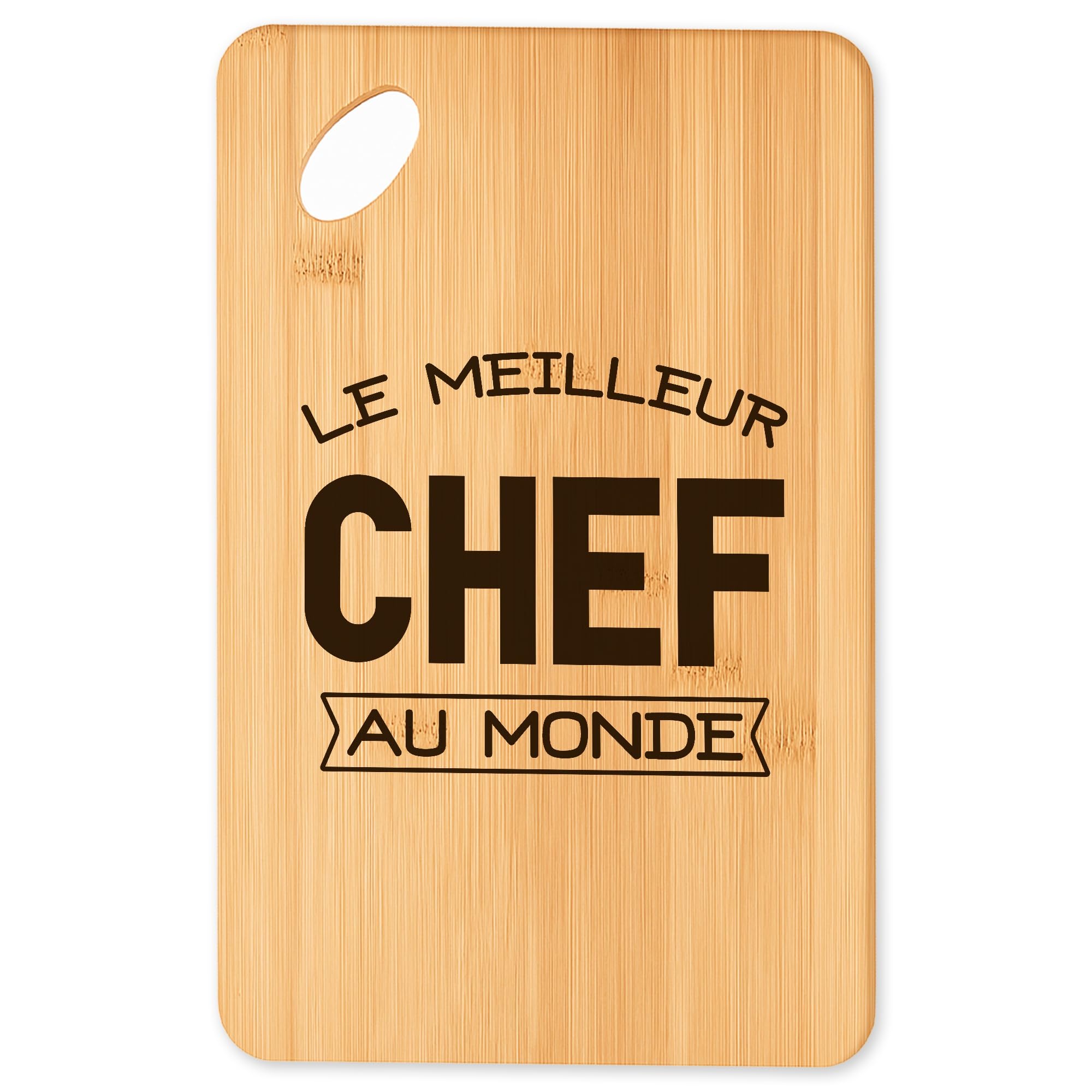 Plateau apéro en bambou Le meilleur Chef pour éviter les jus sur la table