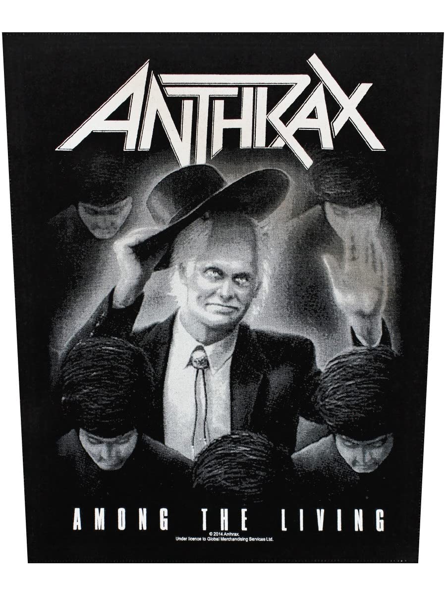 Anthrax Back Patch Among The Living Black