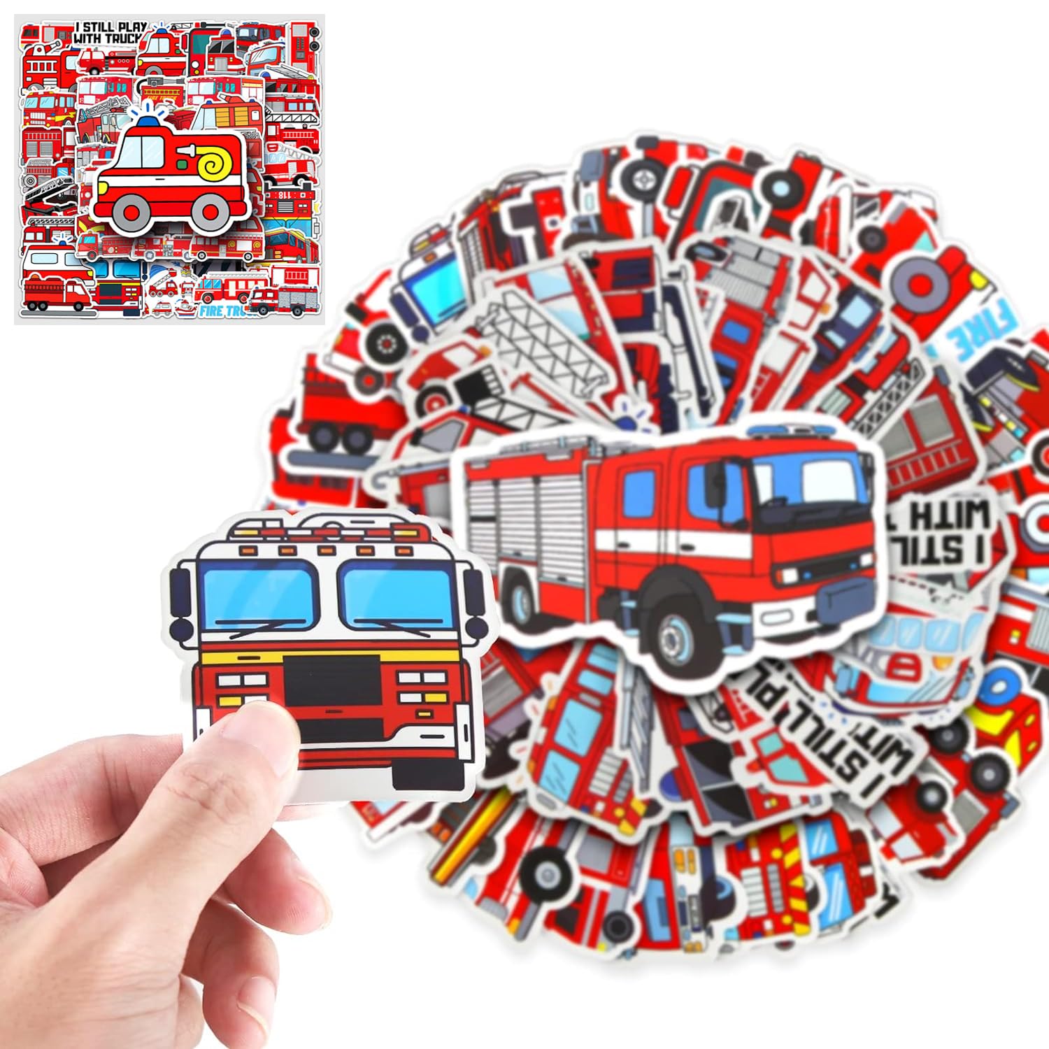 Aufkleber "FEUERWEHR" Rot Mit Gelber Schrift (21,5 Cm X 2,7 Cm