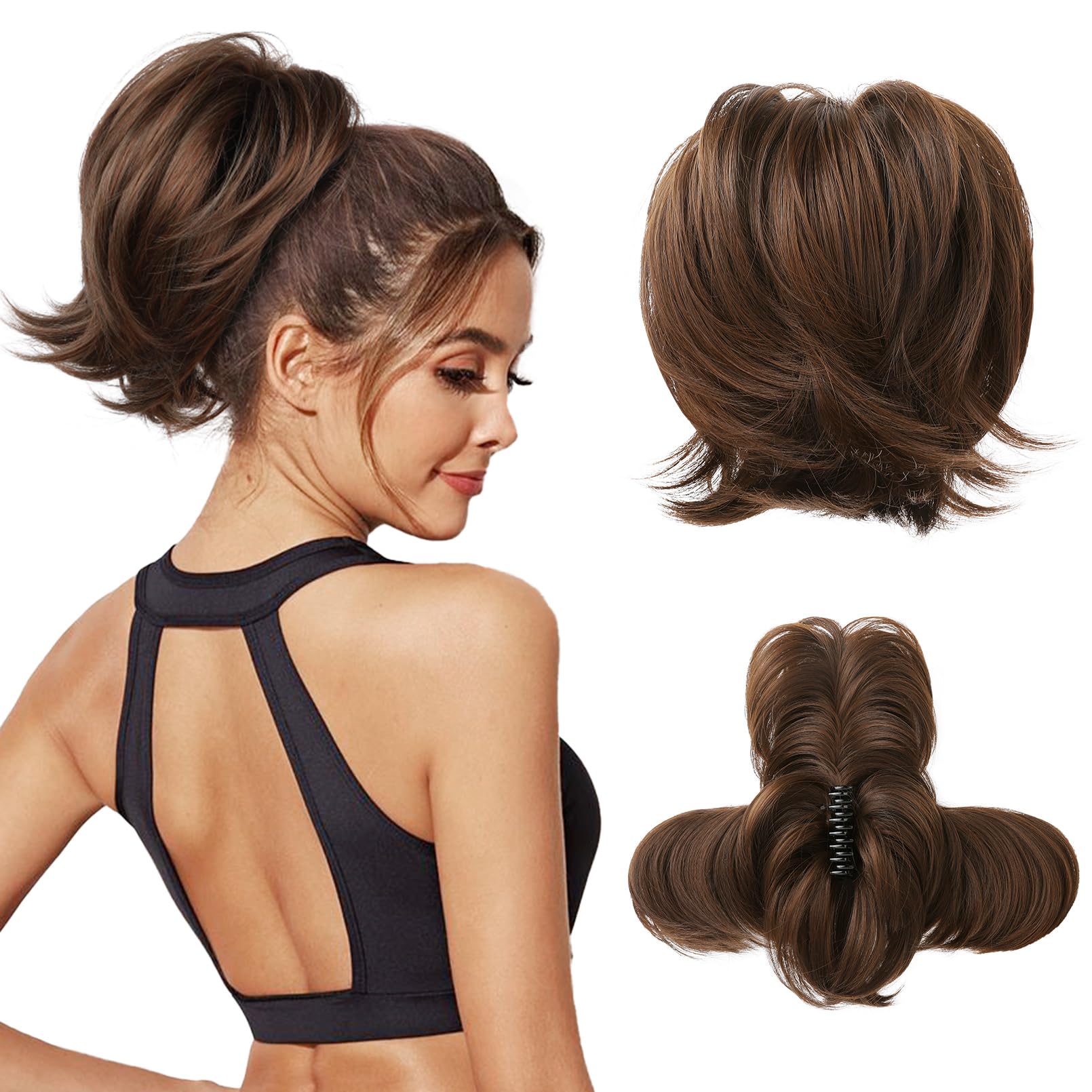 REECHO Messy Bun Hair Piece