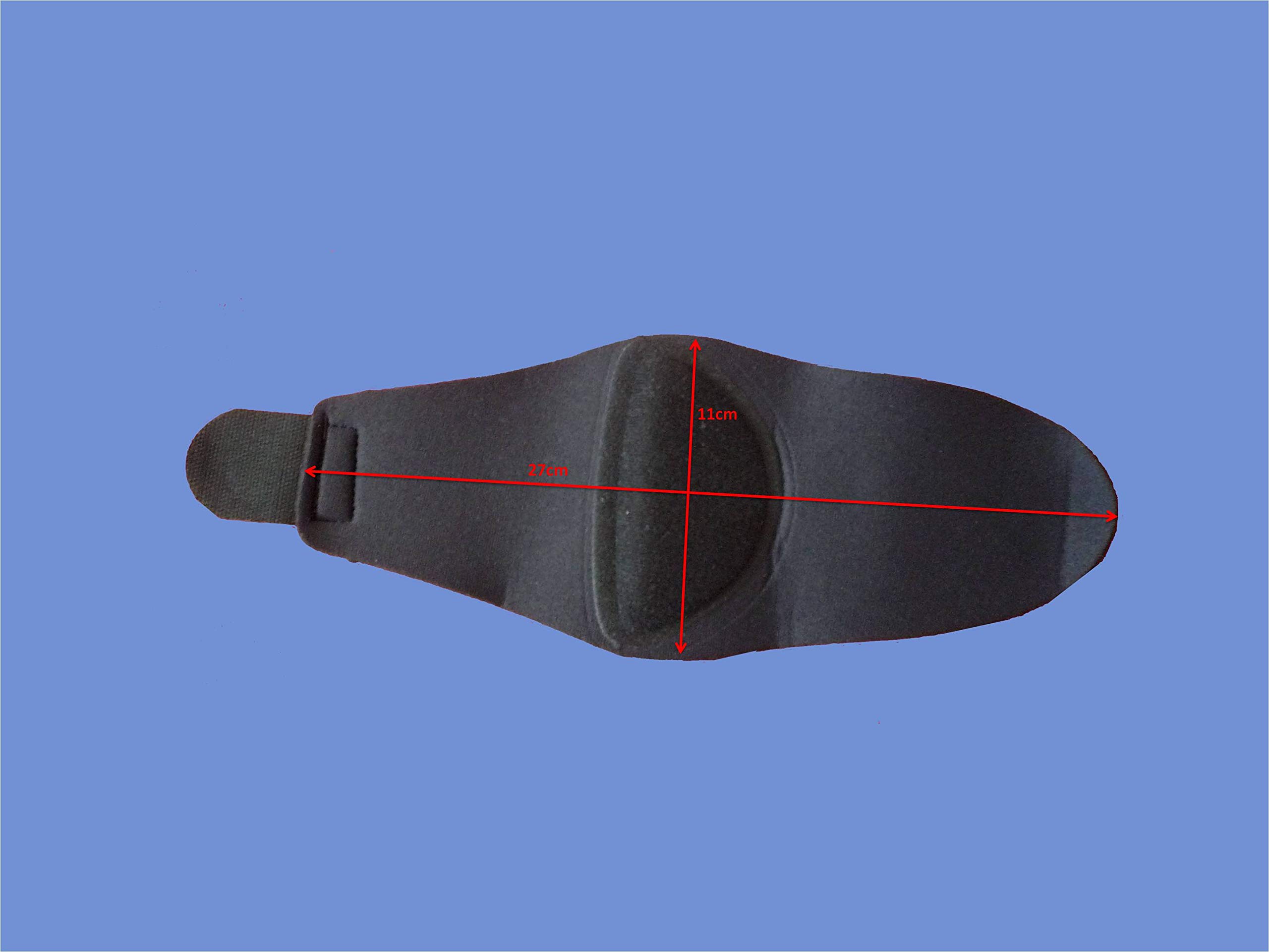 SturdyFoot Arch Support Foot Strap/Brace Foot Wedge Shoe Insert (One Pair) Black - Image 2