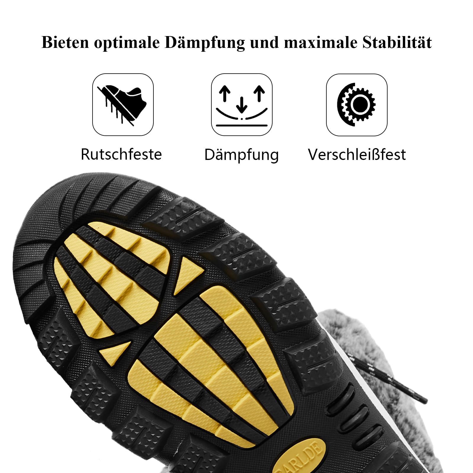 EARLDE Winterstiefel Damen Wasserdicht Winterschuhe Warm Gefüttert Leicht | Schneestiefel Stiefel Damen Ski Outdoor Winter Schuhe