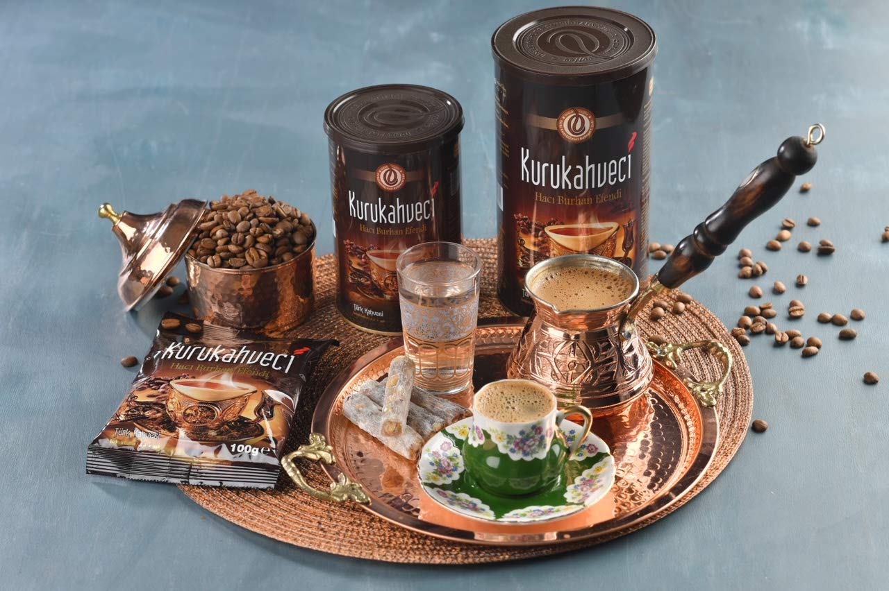 Amazon | トルココーヒー ハジ ブルハン エフェンディ クラシック 缶