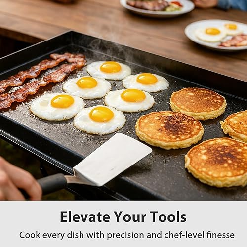 Miniatura 128 de Utheer Plancha reversible de cerámica de aluminio de 16.3 x 13 pulgadas, 50% más ligera, placa de parrilla plana y acanalada antiadherente 2 en 1